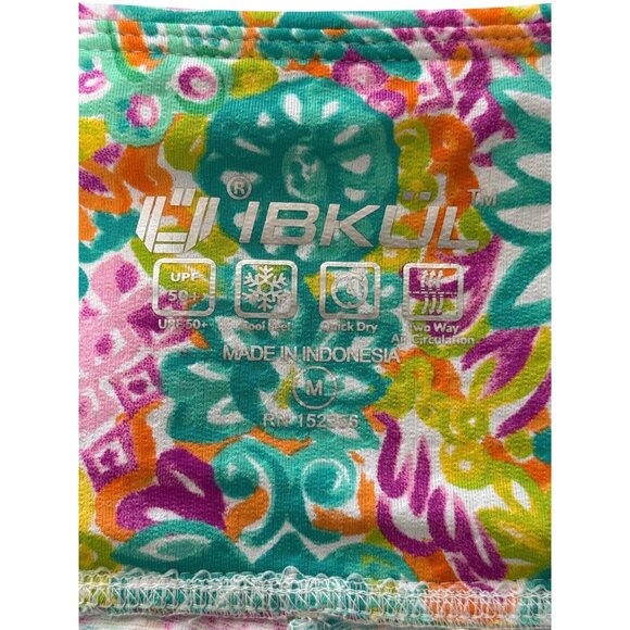Ibkul Womens Skort Floral Skirt UPF 50 Tennis Colorful Size M - Picture 3 of 5